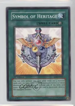 Symbol of Heritage 1st Ed. YuGiOh Shadow Infinity #SOI-EN043 2006 - Image 1