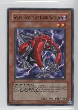 Scarr Scout of Dark World Unlimited YuGiOh Elemental Energy #EEN-EN025 2005 - Image 1