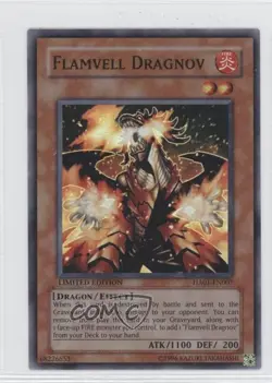 Flamvell Dragnov Limited Edition YuGiOh Hidden Arsenal 1 #HA01-EN007 2009 - Image 1