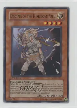 Disciple of the Forbidden Spell 1st Ed. YuGiOh Shadow Infinity #SOI-EN016 2006 - Image 1