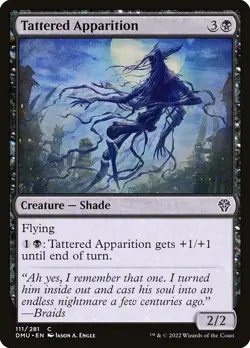[MTG] Tattered Apparition (111) (DMU) LP-HP - Image 1