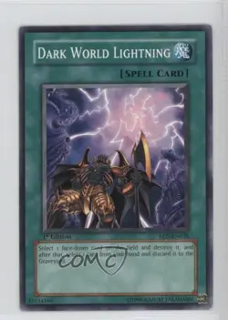 Dark World Lightning 1st Ed. YuGiOh Elemental Energy #EEN-EN038 2005 - Image 1