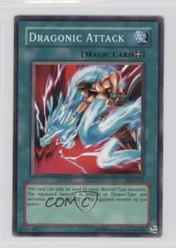 Dragonic Attack Unlimited YuGiOh Labyrinth of Nightmare #LON-101 2003 - Image 1
