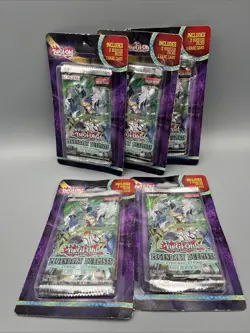 Lot of 5 Yu-Gi-Oh! Yugioh Legendary Duelists Synchro Storm Lite Ed Booster Packs - Image 1
