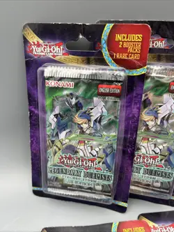 Lot of 5 Yu-Gi-Oh! Yugioh Legendary Duelists Synchro Storm Lite Ed Booster Packs - Image 2