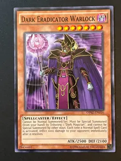 YUGIOH DARK MAGICIAN BURN DECK- DARK ERADICATOR WARLOCK- SOUL'S OTK- TIMAEUS NM - Image 2