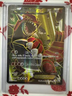 Pokemon Groudon EX Full Art Holo Card XY-Primal Clash 2016, 150/160 - Image 1