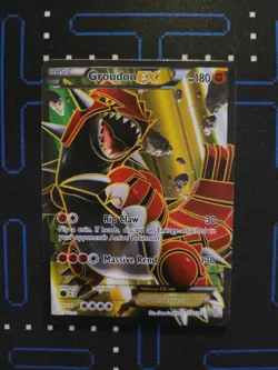 Pokemon Groudon EX Full Art Holo Card XY-Primal Clash 2016, 150/160 - Image 1