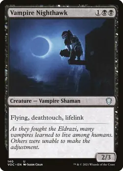 [MTG] Vampire Nighthawk (140) (VOC) LP-HP - Image 1