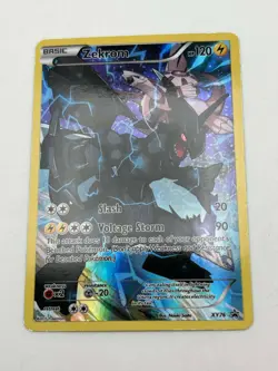 Zekrom XY76 Black Star Promo Full Art Holo Pokemon Card LP - Image 1