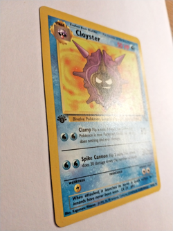 Pokemon TCG Card - Cloyster - 33/62 Fossil 1st FIRST EDITION - Image 2