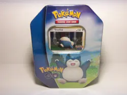 POKEMON TRADING CARD GAME IN SNORLAX TIN NEW - FACTORY SEALED (2022) - Image 1