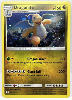 Dragonite - 96/149 Pokémon TCG Sun & Moon 2017 Cosmos Holo Rare Pokemon Card - Image 1