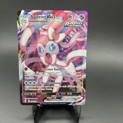 Sylveon VMAX 075/203 Evolving Skies Full Art Ultra Rare Pokemon Card TCG NM-M - Image 1