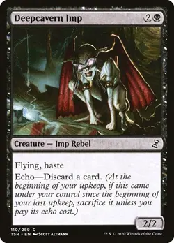 [MTG] Deepcavern Imp (110) (TSR) LP-HP - Image 1