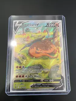 Pokemon TCG Charizard v SWSH260 Holo Rare Card Sword & Shield Promo - Image 1