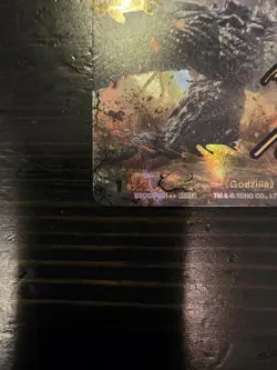 2023 Godzilla Card Game TCG ESD01-001++ SSSP Stamp Auto GODZILLA Only 100 Copies - Image 3