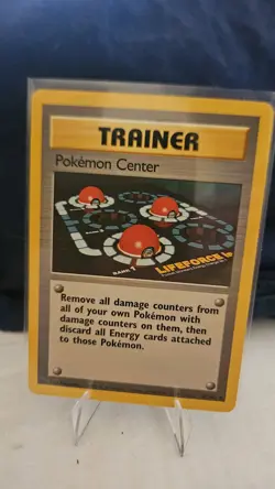 Pokemon Center Trainer Card - Remove Damage Counters - Image 1