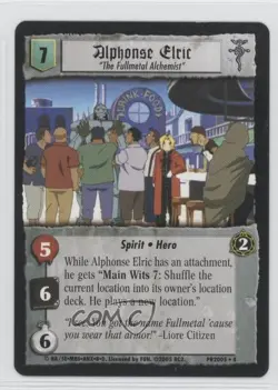 2005 Fullmetal Alchemist Trading Card Game Alphonse Elric #4 - Image 1
