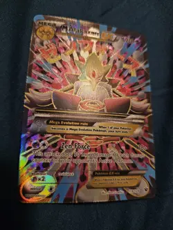 Pokemon TCG Fates Collide 118/124 M Alakazam EX Full Art Ultra Rare Card NM- - Image 1