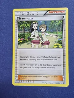 Pokemon TCG Teammates 141/160 XY Primal Clash (Trainer Supporter Card) - Image 1