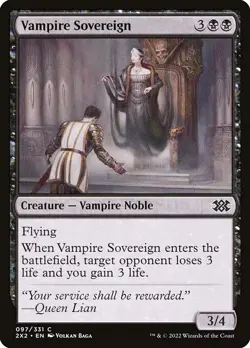 [MTG] Vampire Sovereign (097) (2X2) LP-HP - Image 1