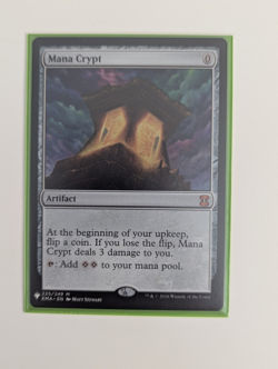 MTG Magic the Gathering Mana Crypt. Mystery Booster The List. NM - Image 1