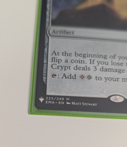 MTG Magic the Gathering Mana Crypt. Mystery Booster The List. NM - Image 2