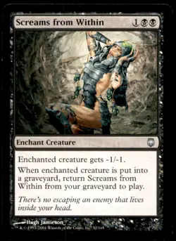 MTG Screams from Within LP Light Play Darksteel [1500] - Image 1