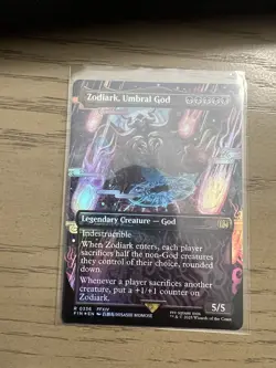 Zodiark, Umbral God (Borderless) R 0336 FOIL MTG Final Fantasy FIN NM Pack Fresh - Image 1