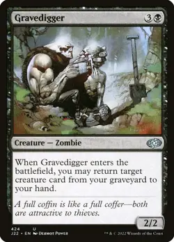 [MTG] Gravedigger (424) (J22) LP-HP - Image 1