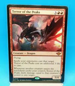 Terror of the Peaks [Outlaws of Thunder Junction] 149 Regular MTG NM - Image 1