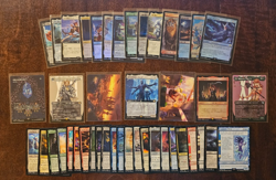 Final Fantasy MTG TCG Bulk Lot - Gold Planeswalker, Art Series, Foil Rare Cards - Image 1