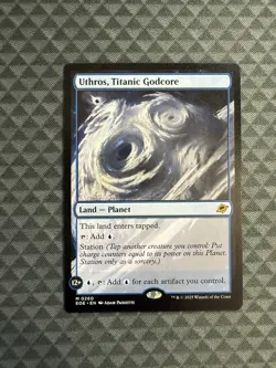 MTG Uthros, Titanic Godcore #0260 Mythic Edge of Eternities (EOE) - Image 1