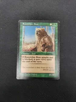 MTG *Razorclaw Bear X1* (DMG) Portal Second Age Magic The Gathering - Image 1