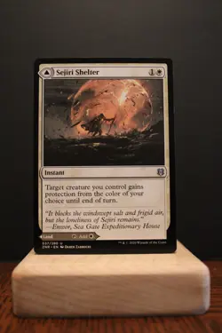 Sejiri Shelter Zendikar Rising Regular MTG NM ManaFam - Image 1