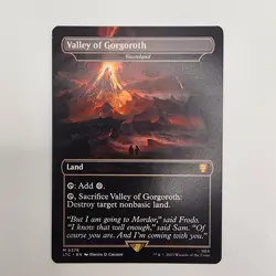 MTG - Valley of Gorgoroth LTC 376 Borderless Mythic - Image 1