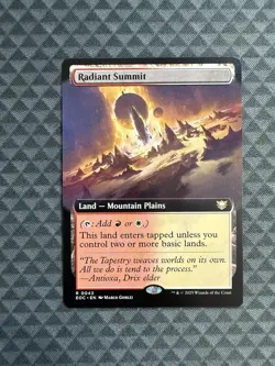 MTG Radiant Summit #0043 Extended Art Rare Commander: Edge of Eternities (EOC) - Image 1