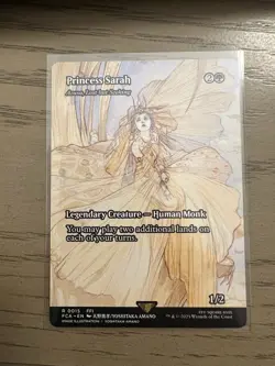 Princess Sarah (Azusa, Lost but Seeking) Borderless Final Fantasy MTG 0015 - Image 1