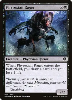 [MTG] Phyrexian Rager (099) (DMU) LP-HP - Image 1