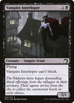 [MTG] Vampire Interloper (125) (MID) LP-HP - Image 1