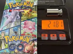 Pokemon GO Booster Pack Sealed 21.81g 3.70mm Heaviest! - Image 1