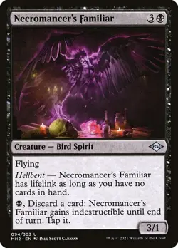 [MTG] Necromancer's Familiar (094) (MH2) LP-HP - Image 1