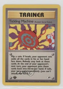 Tickling Machine 1st Ed. Pokemon Gym Heroes #119 2000 - Image 1