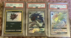 2017 Pokemon Shining Legends #77 Zoroark GX Full Art Secret Rare PSA 10 Gem Mint - Image 1
