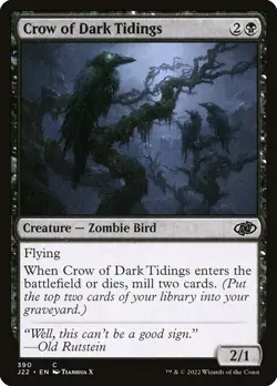 [MTG] Crow of Dark Tidings (390) (J22) LP-HP - Image 1