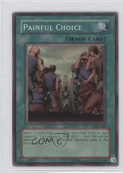 Painful Choice (Super Rare) Unlimited YuGiOh Magic Ruler Booster #MRL-049 2002 - Image 1