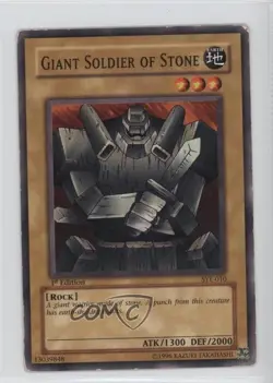 Giant Soldier of Stone 1st Ed. YuGiOh Starter Deck Yugi Evolution #SYE-010 READ - Image 1