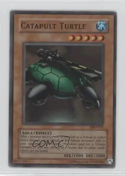Catapult Turtle (SR) Unlimited YuGiOh Metal Raiders #MRD-075 2002 - Image 1