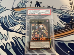 Yugioh Time Thief Redoer PSA 10 Quarter Century Secret Rare RA01-EN041 - Image 1